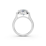 Load image into Gallery viewer, Xarza Oval Solitaire Diamond Womens Ring
