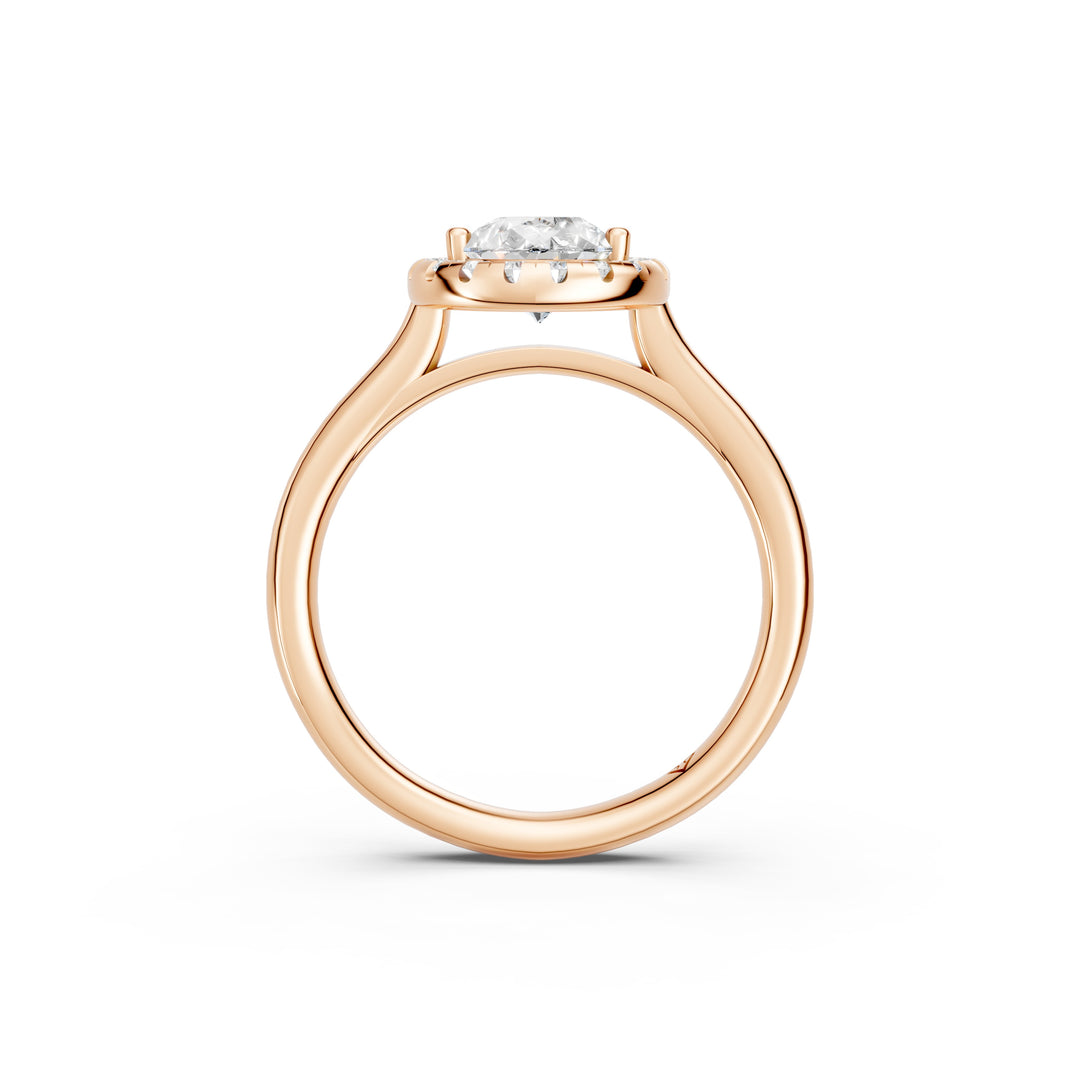 Xania Pear Solitaire Diamond Womens Ring