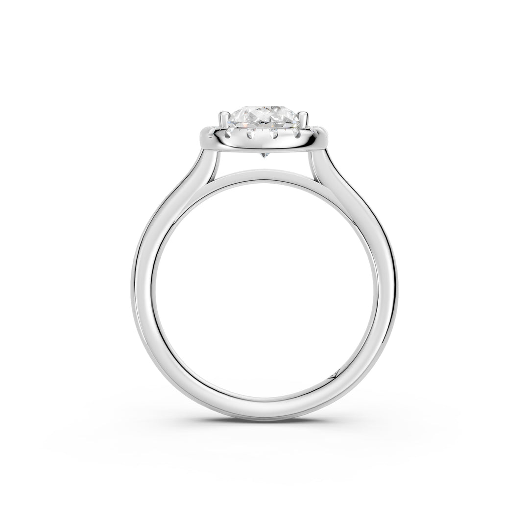 Xania Pear Solitaire Diamond Womens Ring