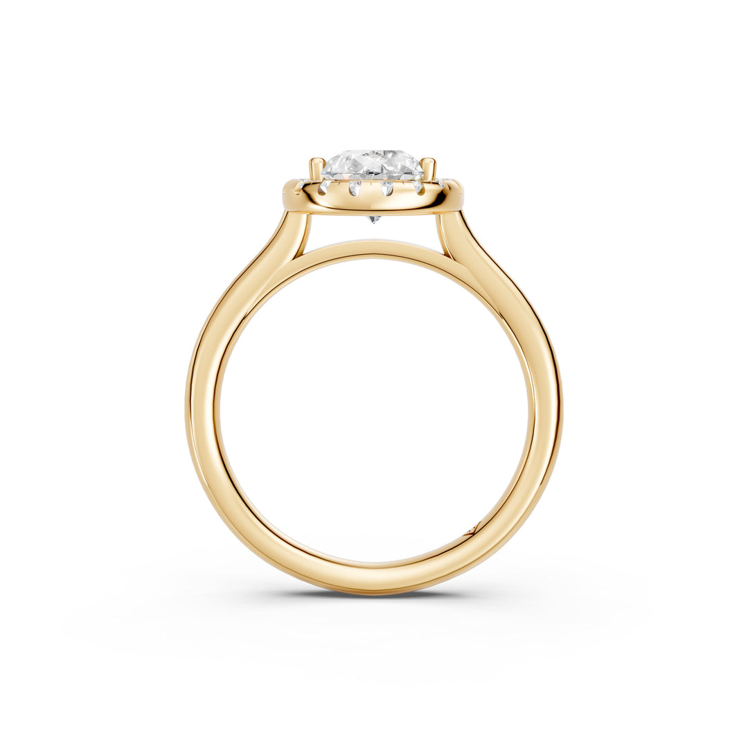 Xania Pear Solitaire Diamond Womens Ring