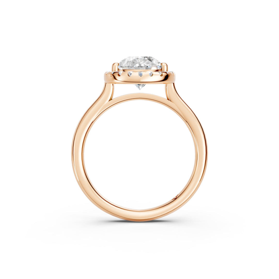 Xamya Pear Solitaire Diamond Womens Ring