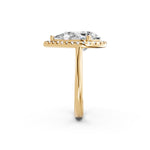 Load image into Gallery viewer, Xaira Pear Solitaire Diamond Womens Ring
