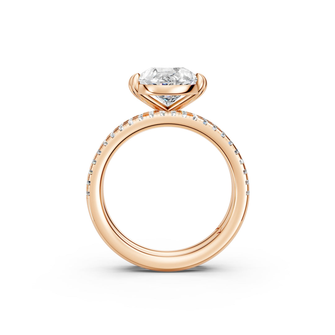 Uvya Pear Solitaire Diamond Womens Ring