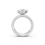 Load image into Gallery viewer, Uvya Pear Solitaire Diamond Womens Ring
