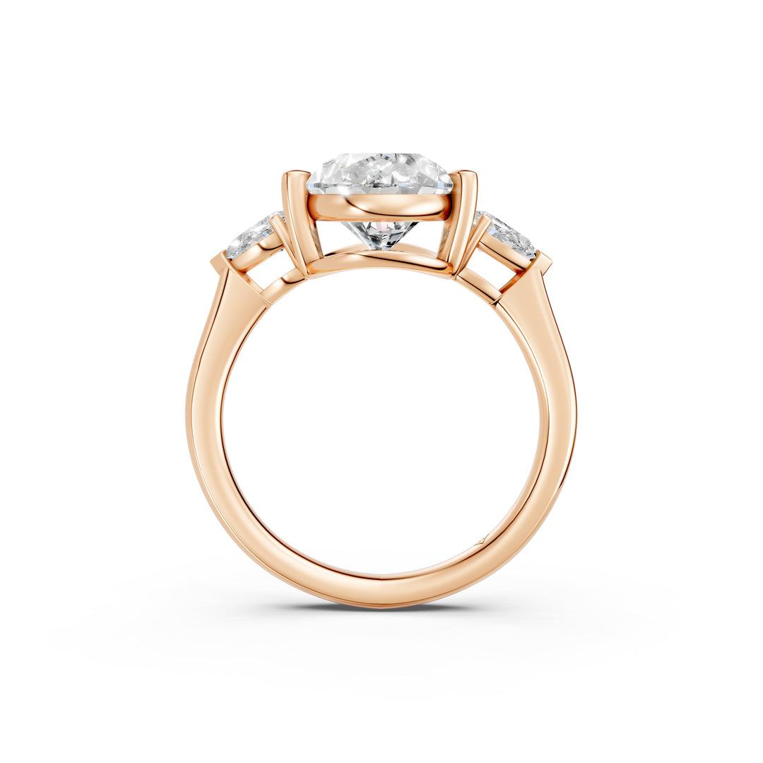 Naara Pear Solitaire Diamond Womens Ring