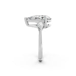 Load image into Gallery viewer, Naara Pear Solitaire Diamond Womens Ring
