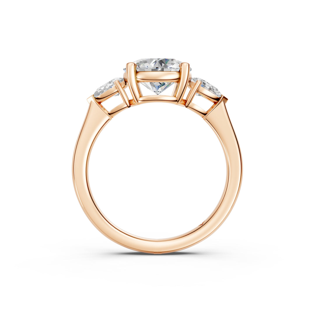 Miyra Round Solitaire Diamond Womens Ring