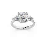 Load image into Gallery viewer, Miyra Round Solitaire Diamond Womens Ring
