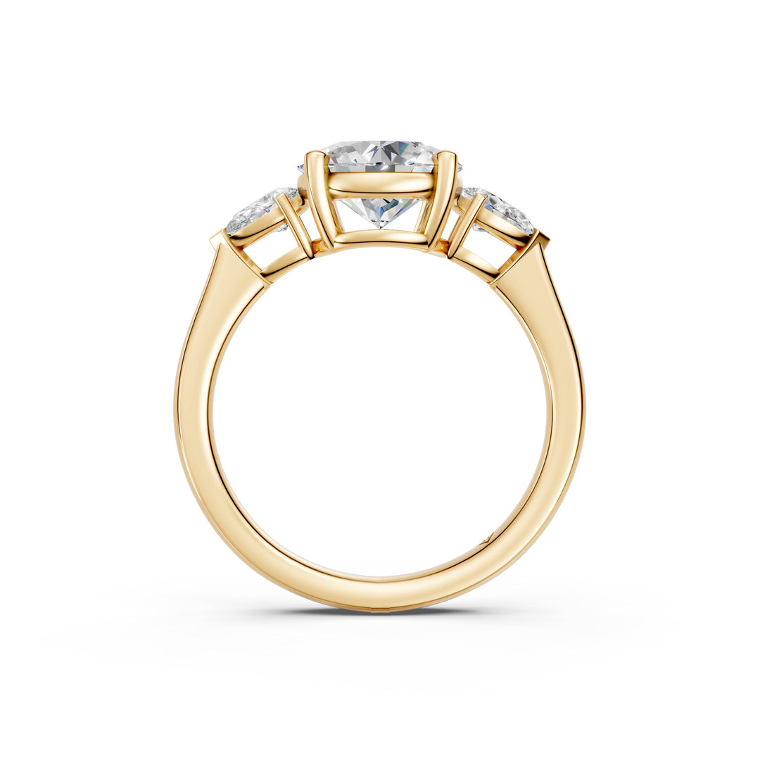 Miyra Round Solitaire Diamond Womens Ring