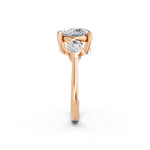 Load image into Gallery viewer, Mira Round Solitaire Diamond Womens Ring
