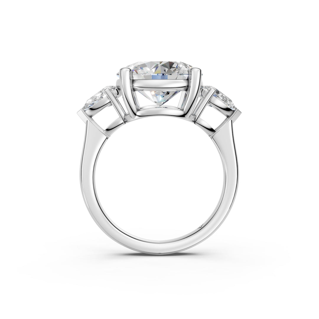 Miana Round Solitaire Diamond Womens Ring