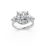 Load image into Gallery viewer, Miana Round Solitaire Diamond Womens Ring
