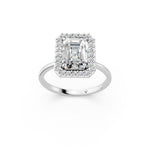 Load image into Gallery viewer, Rira Emerald Solitaire Diamond Womens Ring
