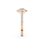 Load image into Gallery viewer, Qaira Round Solitaire Diamond Womens Ring
