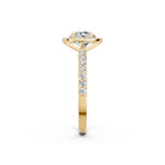 Load image into Gallery viewer, Qaira Round Solitaire Diamond Womens Ring
