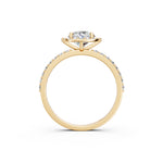Load image into Gallery viewer, Qaira Round Solitaire Diamond Womens Ring
