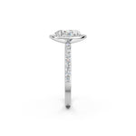 Load image into Gallery viewer, Qaara Oval Solitaire Diamond Womens Ring
