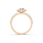 Load image into Gallery viewer, Priya Emerald Solitaire Diamond Womens Ring
