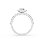 Load image into Gallery viewer, Priya Emerald Solitaire Diamond Womens Ring
