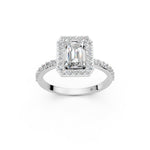Load image into Gallery viewer, Priya Emerald Solitaire Diamond Womens Ring
