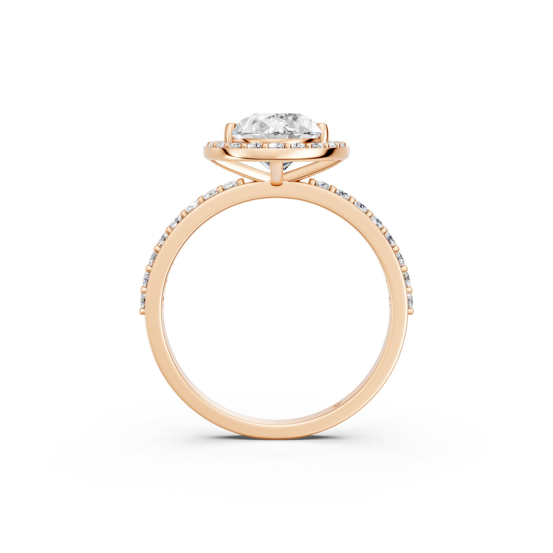 Piana Pear Solitaire Diamond Womens Ring