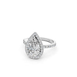 Load image into Gallery viewer, Piana Pear Solitaire Diamond Womens Ring
