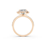 Load image into Gallery viewer, Pavya Oval Solitaire Diamond Womens Ring
