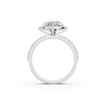 Load image into Gallery viewer, Pavya Oval Solitaire Diamond Womens Ring
