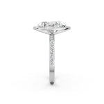 Load image into Gallery viewer, Pavya Oval Solitaire Diamond Womens Ring
