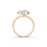 Load image into Gallery viewer, Parza Pear Solitaire Diamond Womens Ring
