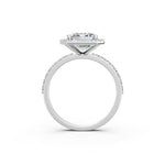 Load image into Gallery viewer, Pamya Emerald Solitaire Diamond Womens Ring
