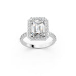 Load image into Gallery viewer, Pamya Emerald Solitaire Diamond Womens Ring

