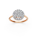 Load image into Gallery viewer, Era Round Diamond Cluster Ladies Ring
