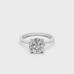 Load and play video in Gallery viewer, Eraza Round Solitaire Diamond Womens Ring
