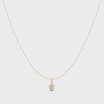 Load and play video in Gallery viewer, Gleam Oval Solitaire Ladies Pendant
