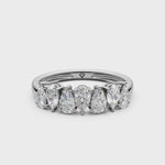 Load and play video in Gallery viewer, Harper Pear Diamond 7 stone Ladies Ring
