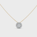 Load and play video in Gallery viewer, Era Round Diamond Cluster Slider Ladies Pendant
