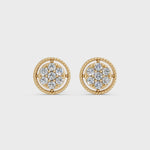 Load and play video in Gallery viewer, Qira Round Ladies Earring
