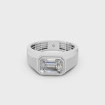 Load and play video in Gallery viewer, Percy Emerald Solitaire Gents Ring
