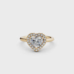 Load and play video in Gallery viewer, Yania Heart Solitaire Diamond Womens Ring
