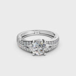 Load and play video in Gallery viewer, Alara Round Solitaire Diamond Womens Ring
