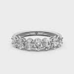 Load and play video in Gallery viewer, Diya Oval Diamond 7 stone Ladies Ring
