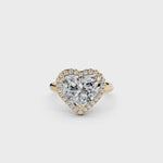 Load and play video in Gallery viewer, Yaira Heart Solitaire Diamond Womens Ring
