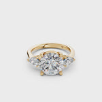 Load and play video in Gallery viewer, Mira Round Solitaire Diamond Womens Ring
