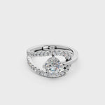 Load and play video in Gallery viewer, Anora Round Solitaire Diamond Womens Ring
