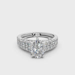 Load and play video in Gallery viewer, Skye Pear Solitaire Diamond Ladies Ring

