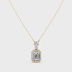 Load and play video in Gallery viewer, Namya Emerald Solitaire Diamond Pendent
