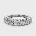Load and play video in Gallery viewer, Olivia Round Diamond 7 stone Ladies Ring
