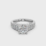 Load and play video in Gallery viewer, Cami Oval Solitaire Diamond Ladies Ring
