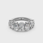 Load and play video in Gallery viewer, Avni Pear Diamond 7 stone Ladies Ring
